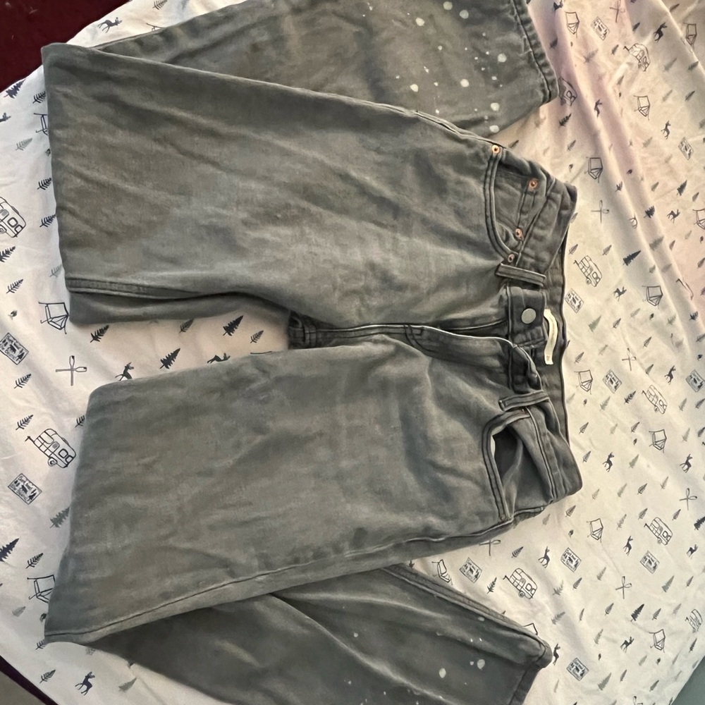 Stylish Gray Denim Jeans